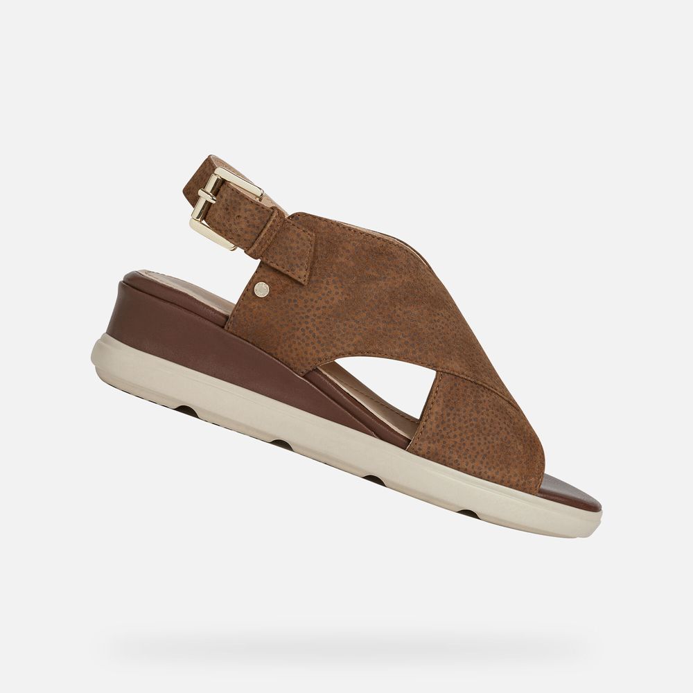 Sandalias Geox Senhora Marrom - Pisa - TOLBS0247